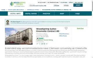 WoodSpring Suites Greenville Central I-85 website