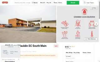 OYO Hotel Mauldin SC South Main Street website