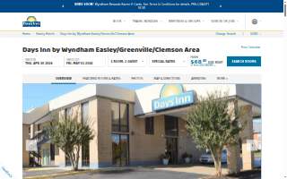Days Inn by Wyndham Easley/Greenville/Clemson Area