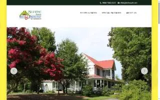 Sunrise Farm Bed & Breakfast website