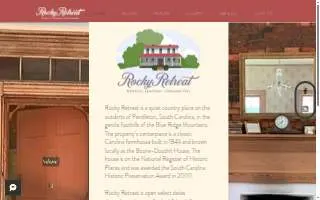 Rocky Retreat Bed & Breakfast website