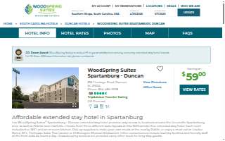 WoodSpring Suites Spartanburg - Duncan