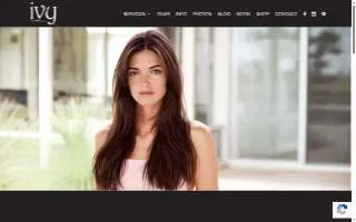 Ivy Salon Downtown website
