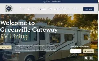 Greenville Gateway RV Living website