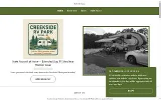 Creekside R V Park website