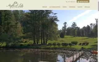 Highland Lake Inn & Resort website