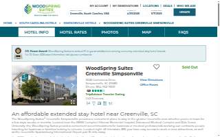 WoodSpring Suites Greenville Simpsonville