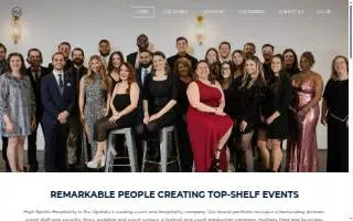 High Spirits Hospitality website