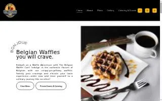 Belgian Waffle Cart website