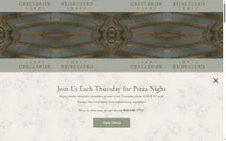 Greenbrier Farms website