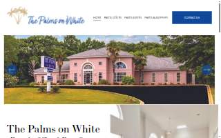 The Palms on White