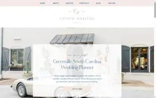 Crystal Williams Events website