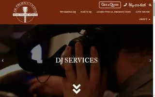 AK Productions website