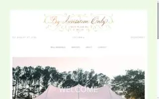 By Invitation Only...Event Planning & Design website