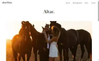 Altar Weddings website