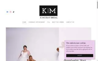 K McCray Bridal website
