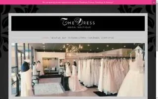 The Dress Bridal website