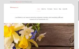 Weddings By Lisa website