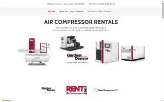 Air Compressor Rentals website