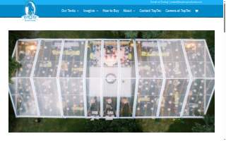 TopTec Event Tents website