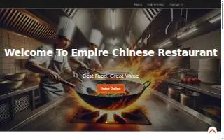 Empire Chinese Restaurant website