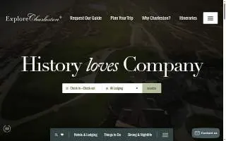 Explore Charleston website