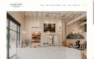 Bobby Boy Bakeshop website