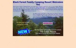 Black Forest Family Camping Resort website