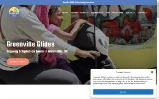 Greenville Segway Tours / Greenville Rydables Tours website