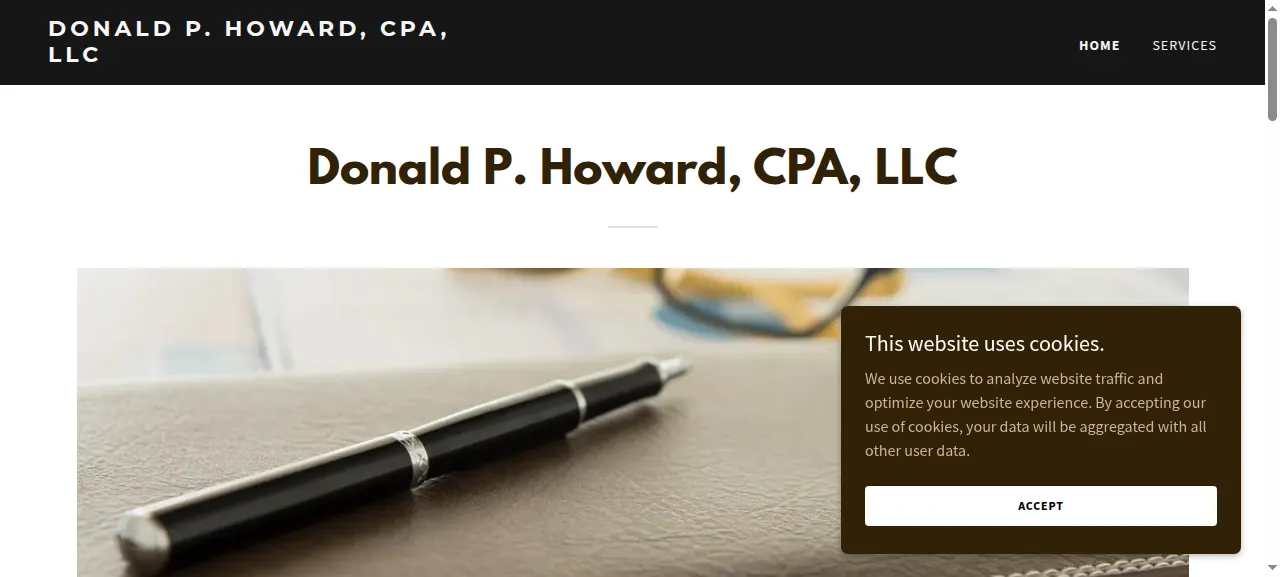 Donald P. Howard CPA website