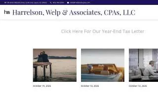 Harrelson, Welp & Associates, CPAs, LLC website