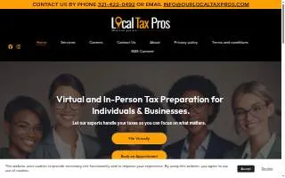 Local Tax Pros website