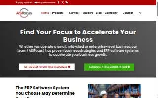 Accounting Systems, Inc. of Columbia website