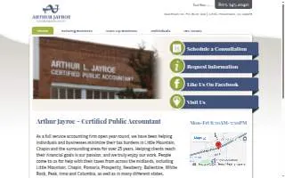 Arthur Jayroe Certified Public Accountant website
