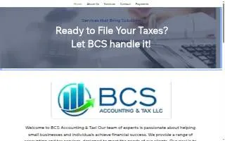BCS Accounting & Tax website