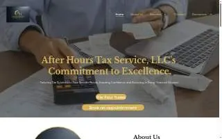 After Hours Tax Service, llc website