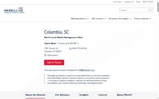 Merrill Lynch Wealth Management of Columbia website