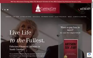 CCFP Tax Solutions website