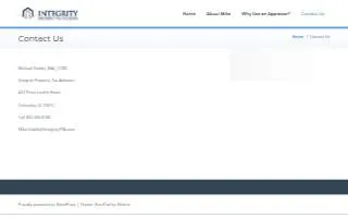 Integrity Property Tax Advisors website