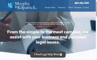 Murphy and Kilpatrick, LLP website
