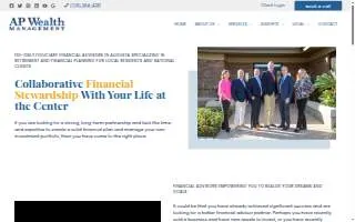 AP Wealth Management of Columbia website