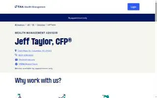 Jeffrey Taylor - TIAA Wealth Management Advisor website