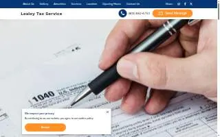 Lesley Tax Service website