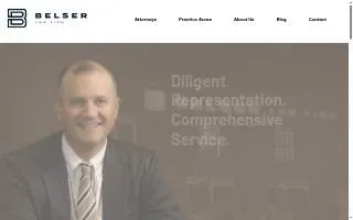 Belser Law Firm, PA website