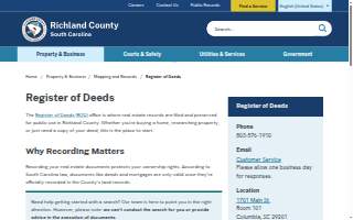 Richland County Deeds & Mortgage