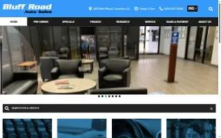 Bluff Road Auto Sales LLC website