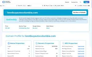 Best Buy Auto Sale of SC website