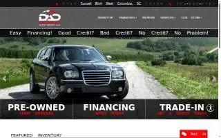 Discount Auto Depot website