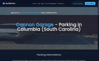 Cannon Car Park website