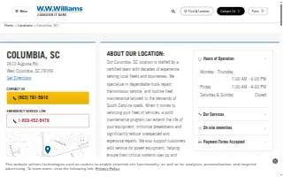 W.W. Williams of West Columbia website